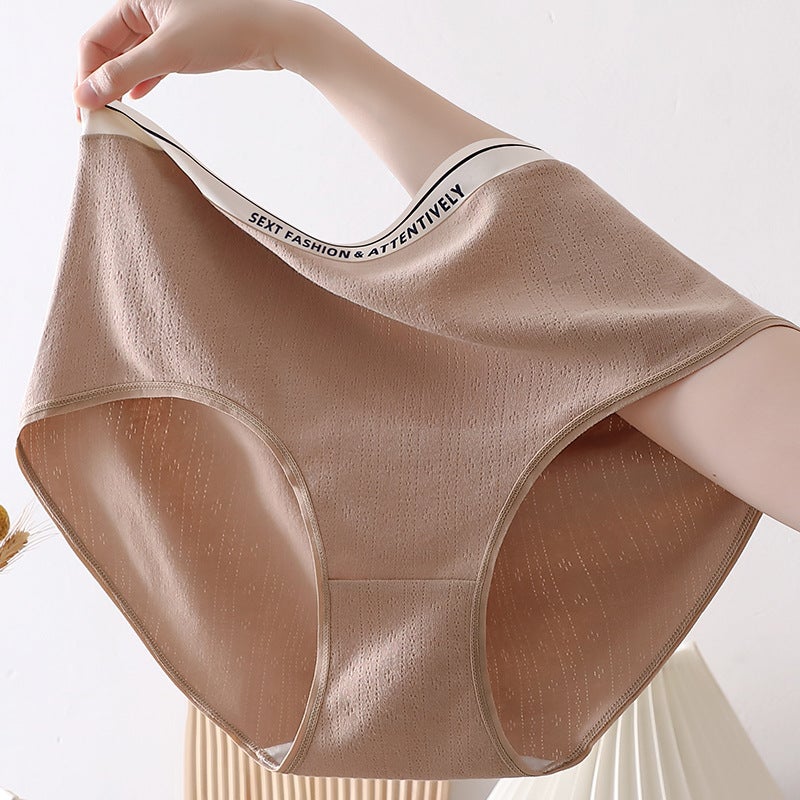 250 Jin Chubby Girl Plus Fertilizer Extra Large Underwear Women'S Breathable Comfortable High Waist Widened Cotton Crotch Breathable Triangle Large Underwear - Image 3
